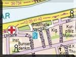 Stadtplan Ausschnitt des Bismarck Platzes