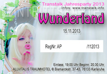 Party Ticket 2013 "Wunderland"