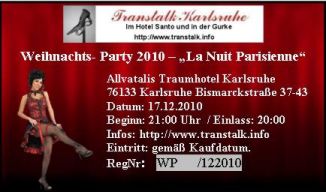 Transtalk Party Ticket 2010
